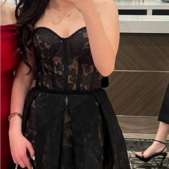 Nadine Merabi- OLIVIA BLACK DRESS - Picture 4 of 6